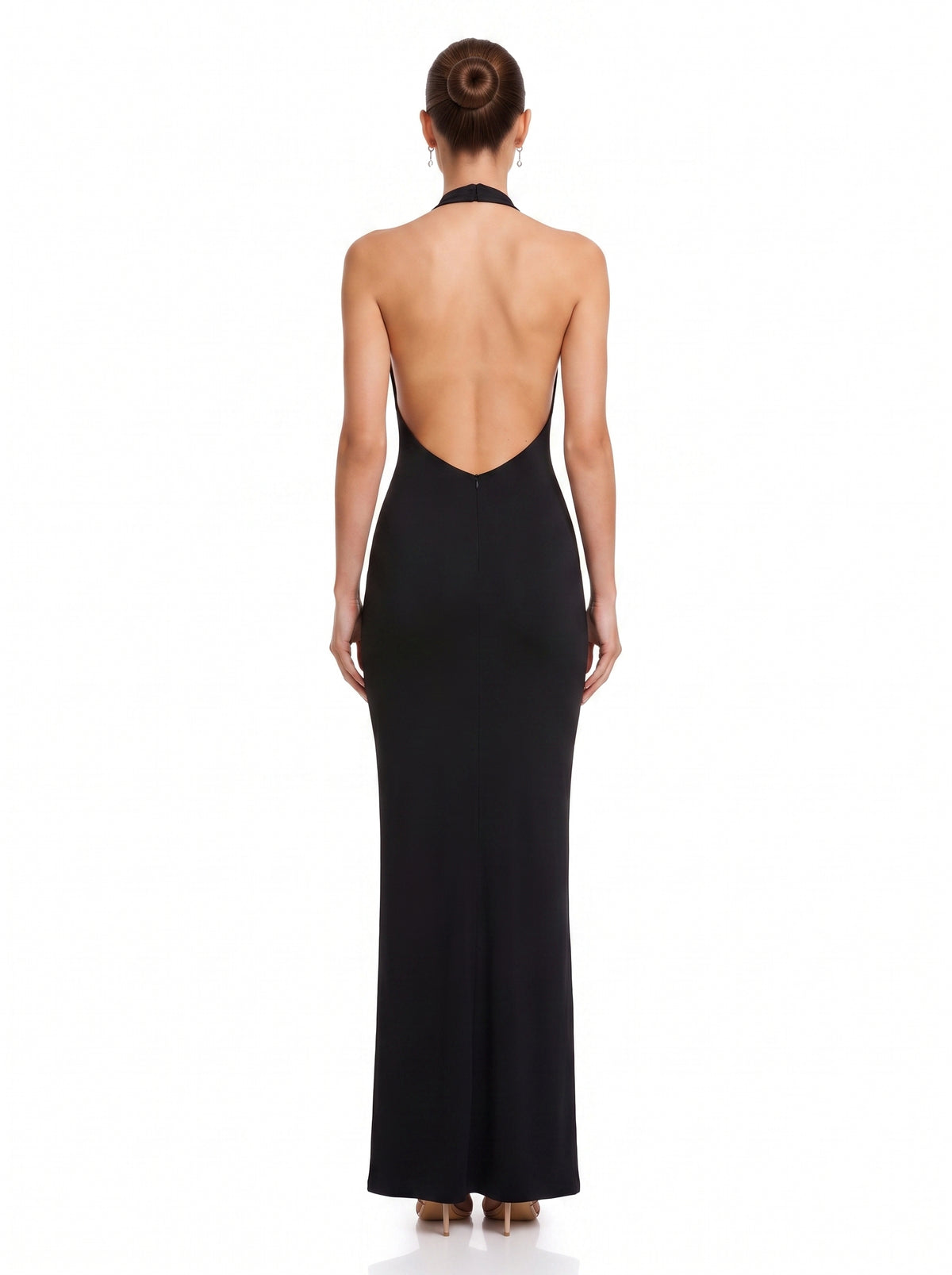 Prime Era Noir Lace Mermaid Gown - Black